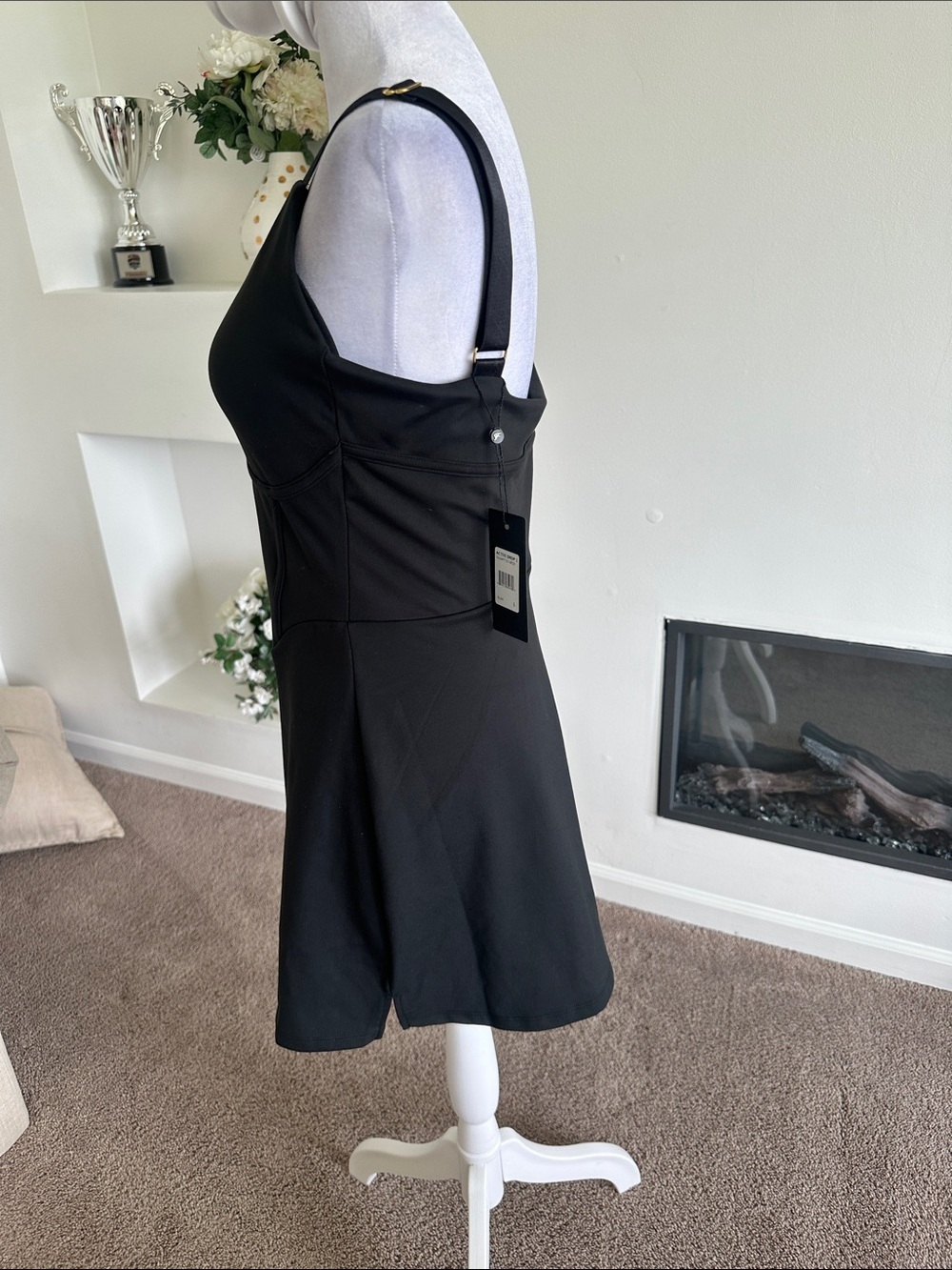Frederick's of Hollywood Black Corset Mini Dress - Picture 3 of 9